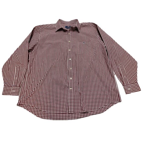 Vineyard Vines Tucker Shirt Mens XXL Red Check Long Sleeve Thick Classic Fit - Picture 1 of 6